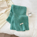 Winter Soft Wool-Blend Warm Knit Scarf 6W6NSC95