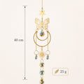 Elegant Butterfly Pendant Crystal Sun Catcher Wind Chime 6H7HLS205
