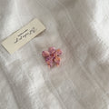 Cute Mini Color Block Flower Hair Claw Clip 6W6HCP1287