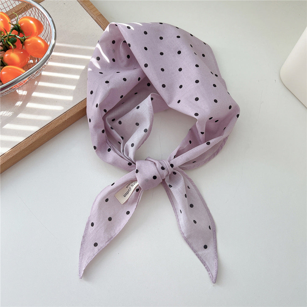 Fashion Polka Dot Versatile Neckerchief Head Scarf MK2BW6W6NSI11