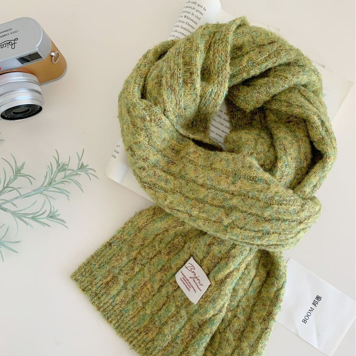 Chunky Knit Winter Scarf - DippedShop Wholesale - #8291