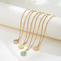 Simple Enamel Irregular Pendant Choker Necklace 6W6JNC398L