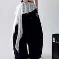 Asymmetrical Lace Layered Wrap Mesh Wrap Skirt 6W1SL30