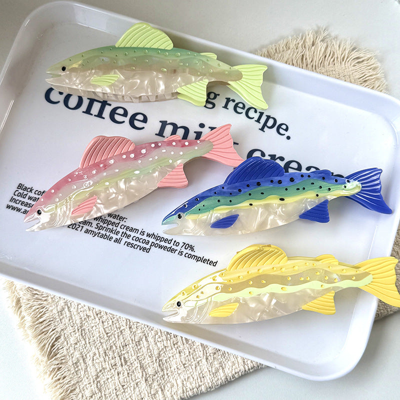 Funny Fish Shape Acetate Hair - DippedShop Wholesale - #8147