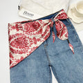 Vintage Cashew Print Mini Skirt 6W6NSI181