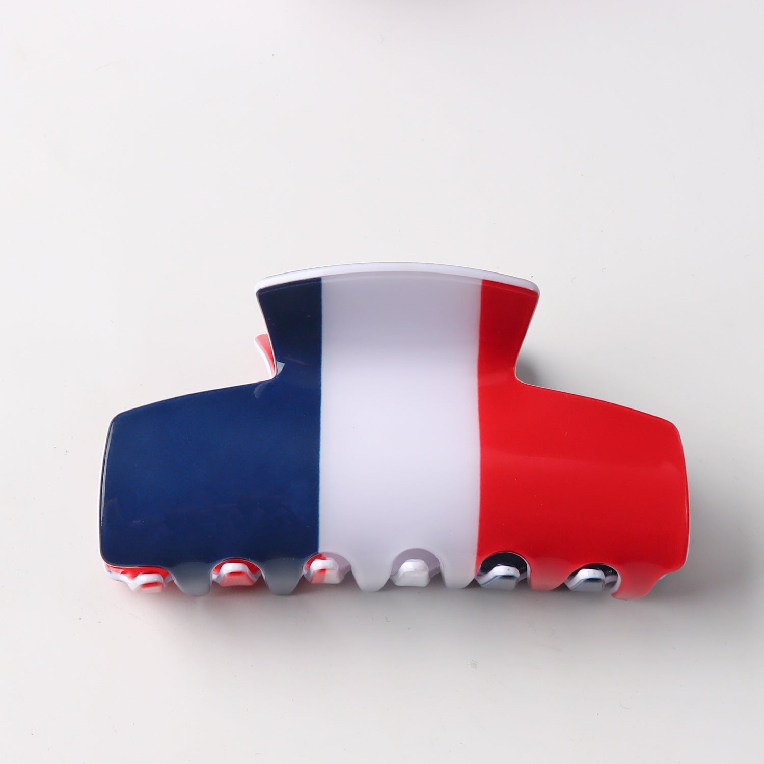 USA Flag Footprint Shape Nonslip Hair Clips 8AS6HCP66T