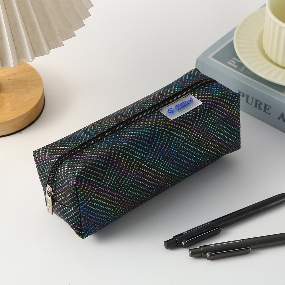 Solid Color Large Capacity Portable Pencil Case 6S10BOB1049