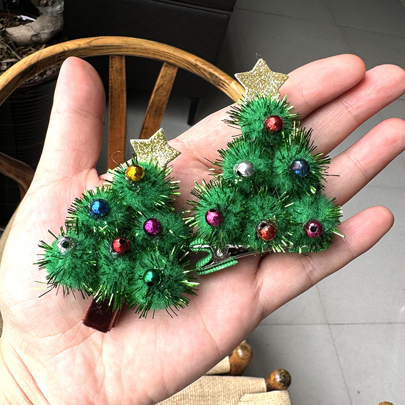 Christmas Tree Hair Clip - DippedShop Wholesale - #5747