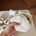 Chic Floral Print Quilted Shell Coin Purse 6S10BWB148