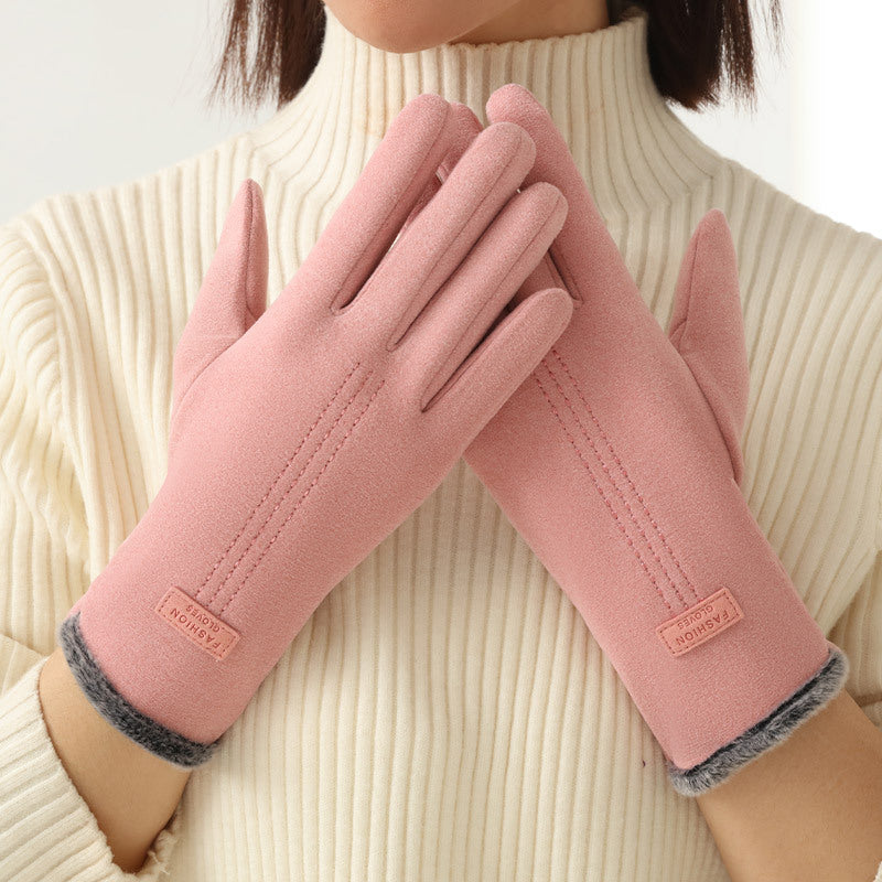 Fleece Lined Warm Gloves - DippedShop Wholesale - #9251
