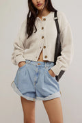 Loose Button Knit Cardigan - DippedShop Wholesale - #2211