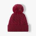 Cable Knit Pompom Beanie - DippedShop Wholesale - #2067