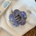 Fashion Polka Dots Hollow Flower Shape Hair Claw 6W6HCP1293