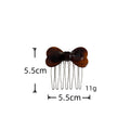 Acetate Bow Insert Comb Hair Clip MK2MBEP6W6HPN05