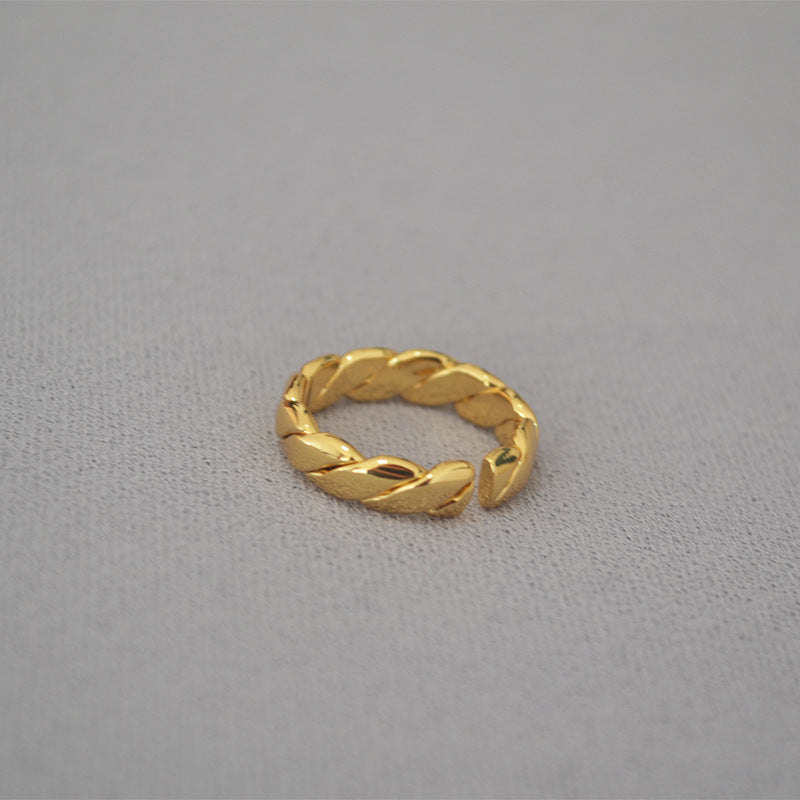 Twisted Open Ring - DippedShop Wholesale - #9075
