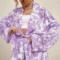 Print Soft Homewear Set - DippedShop Wholesale - #0787
