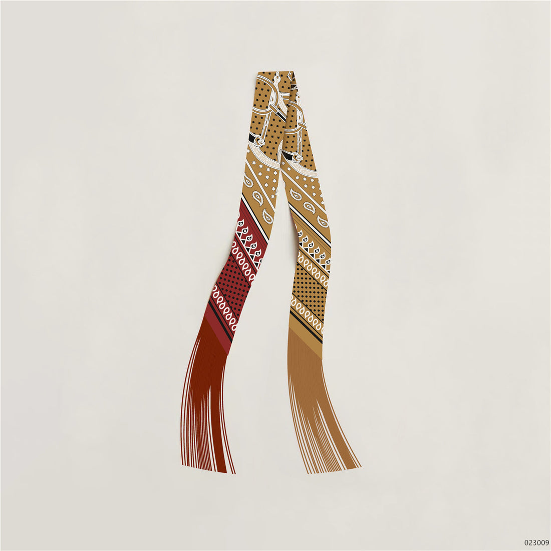 Floral Tassel Silk Scarf - DippedShop Wholesale - #7011