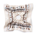 Printed Square Hair Scrunchie - DippedShop Wholesale - #5811