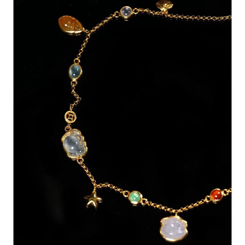 Stylish Colorful Zirconia Star - DippedShop Wholesale - #9779