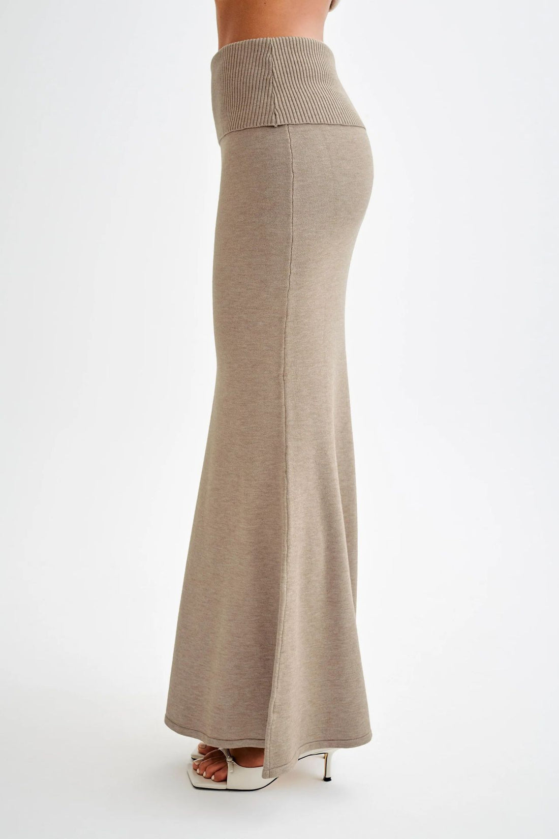 Solid Color Hip Wrap Sexy Knit Skirt DPS0808