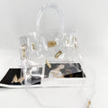 Jelly Clear Tote Stadium Approved Shoulder Bag 6W10BBG2123