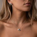 Classic Teardrop Cubic Zirconia Chain Necklace 6W6JNC404L