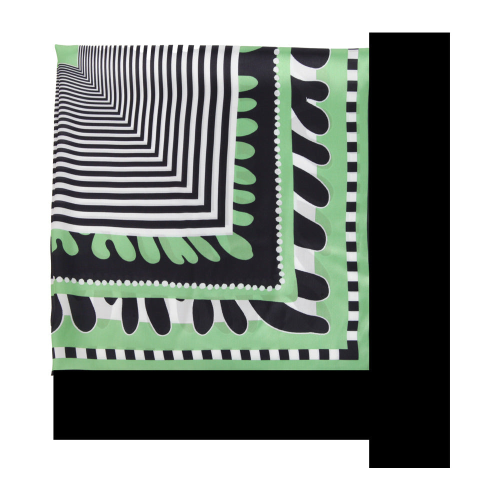 Cashew Print Silk Scarf - DippedShop Wholesale - #4435