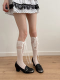 Criss Cross Calf Socks - DippedShop Wholesale - #8451