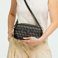 Simple Color Block Square Crossbody Bag 6W10BBG1976