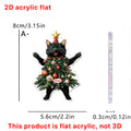 Christmas Tree Cat Christmas Haning Ornament 6H7HBW561