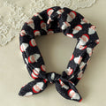 Christmas Print Bunny Ears Elastic Hair Band 6W6HBD362