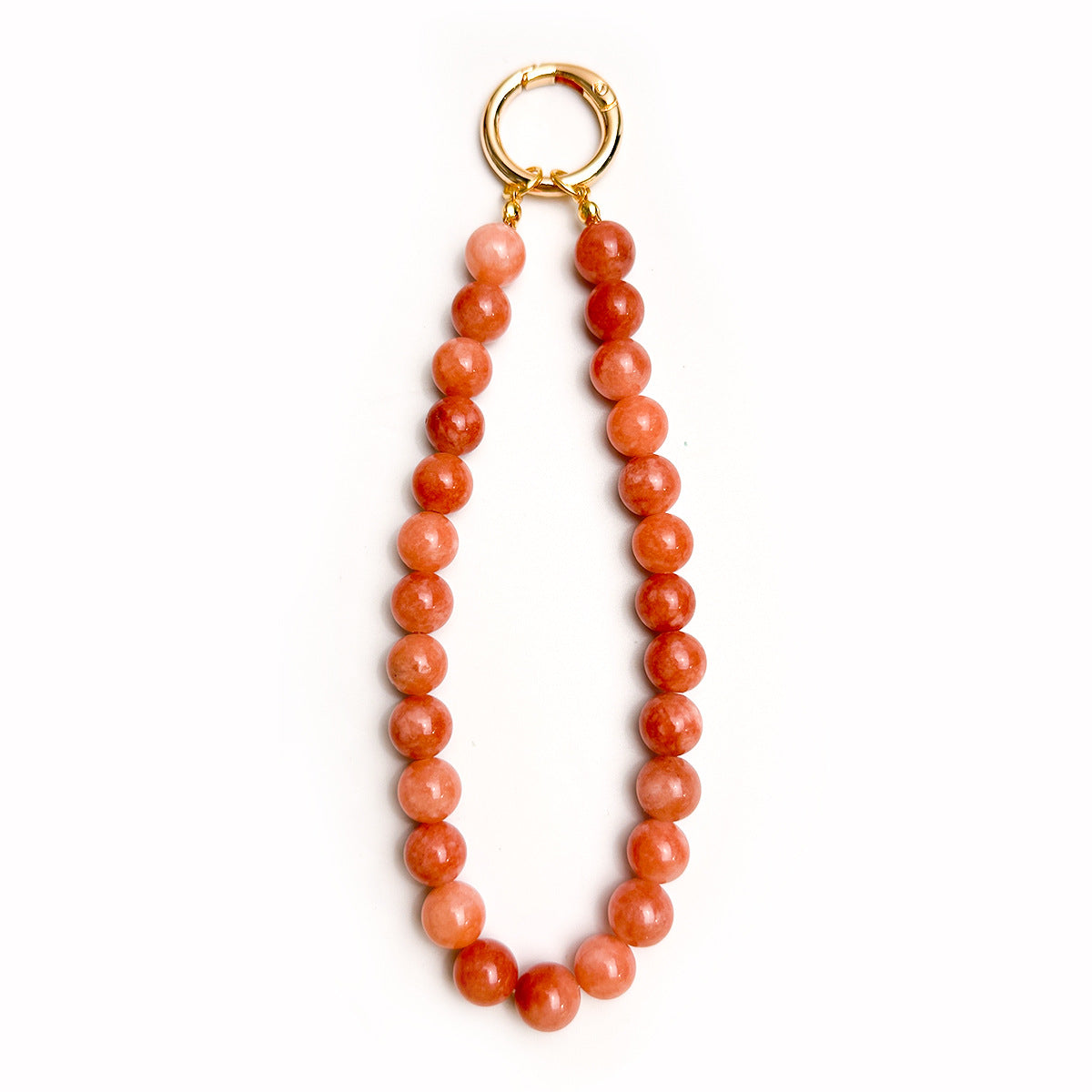 Natural Stone Beaded Keychain - DippedShop Wholesale - #5347