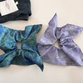 Vintage Oil-Painting Smudge Square Hair Scrunchies MK2BW6W6HSR87