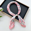 Color Block Silk Scarf - DippedShop Wholesale - #5539