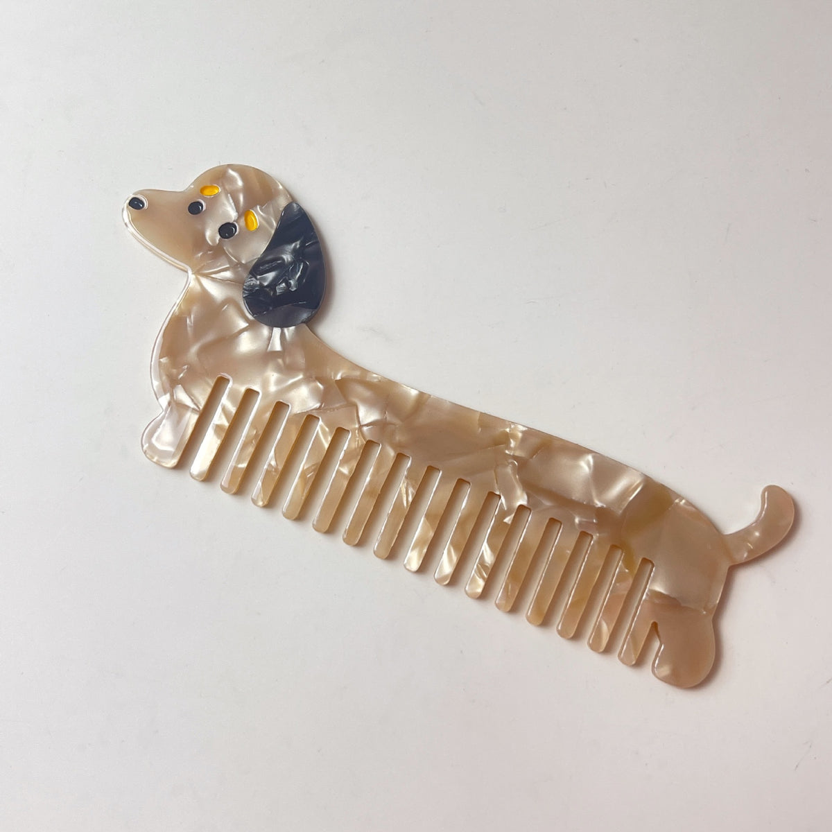 Acetate Bear Hair Combs - DippedShop Wholesale - #4147