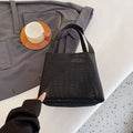 Stylish Hollow Out Solid Color Handbag 8CW6BBG467T