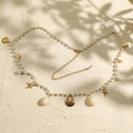 Simple Gold Plated Shell Starfish Waist Chain 8ZA6JBC86T