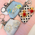 Floral Polka Dot Coin Purse - DippedShop Wholesale - #4531