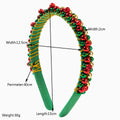 Christmas Red Green Jingle Bell Wraped Headband 6W6HBD363
