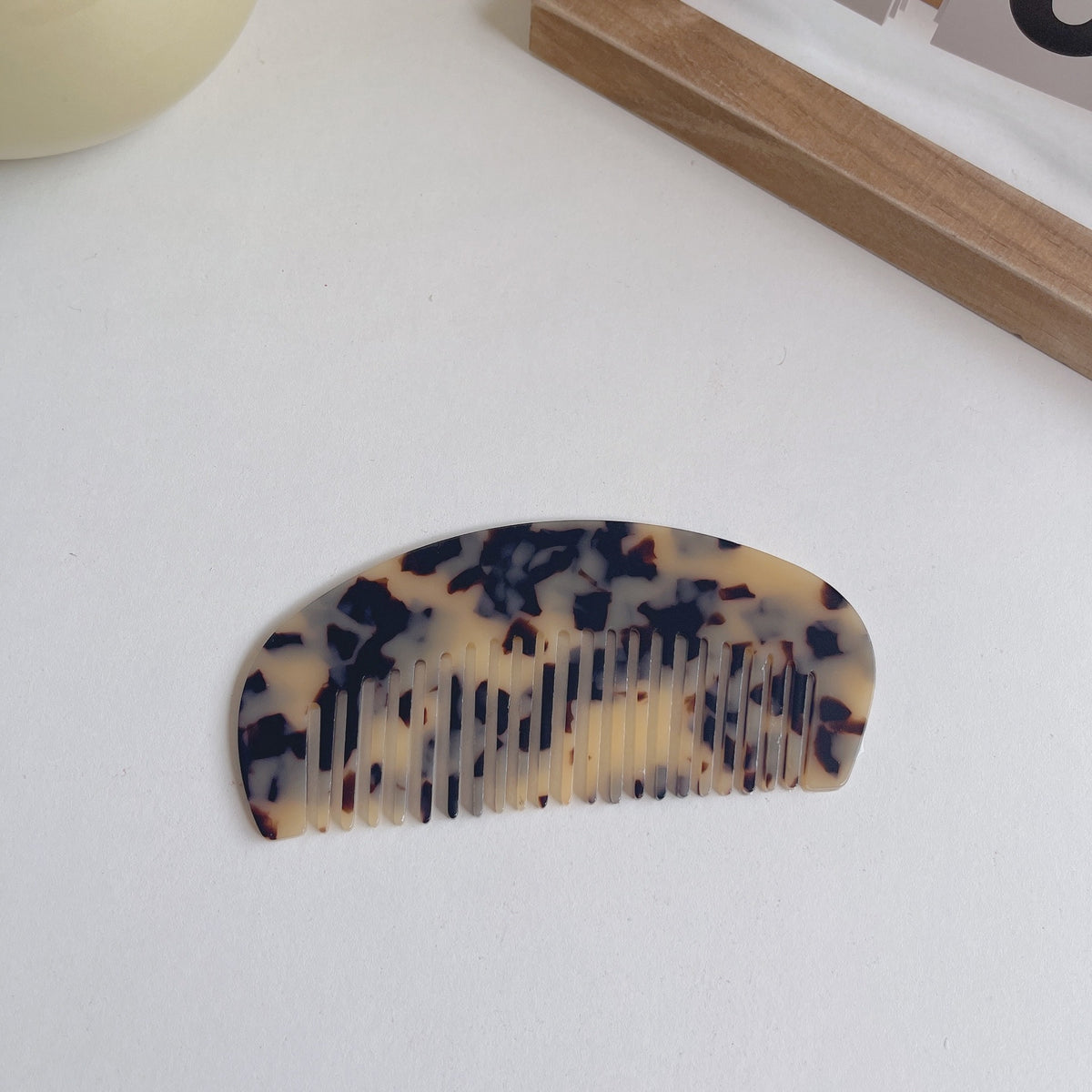 Checkered Half-Moon Combs - DippedShop Wholesale - #3139