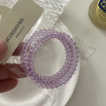 Simple Solid Color Telephone Cord Scrunchies 6W6HSR486