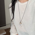Heart Pendant Leather Necklace - DippedShop Wholesale - #1811