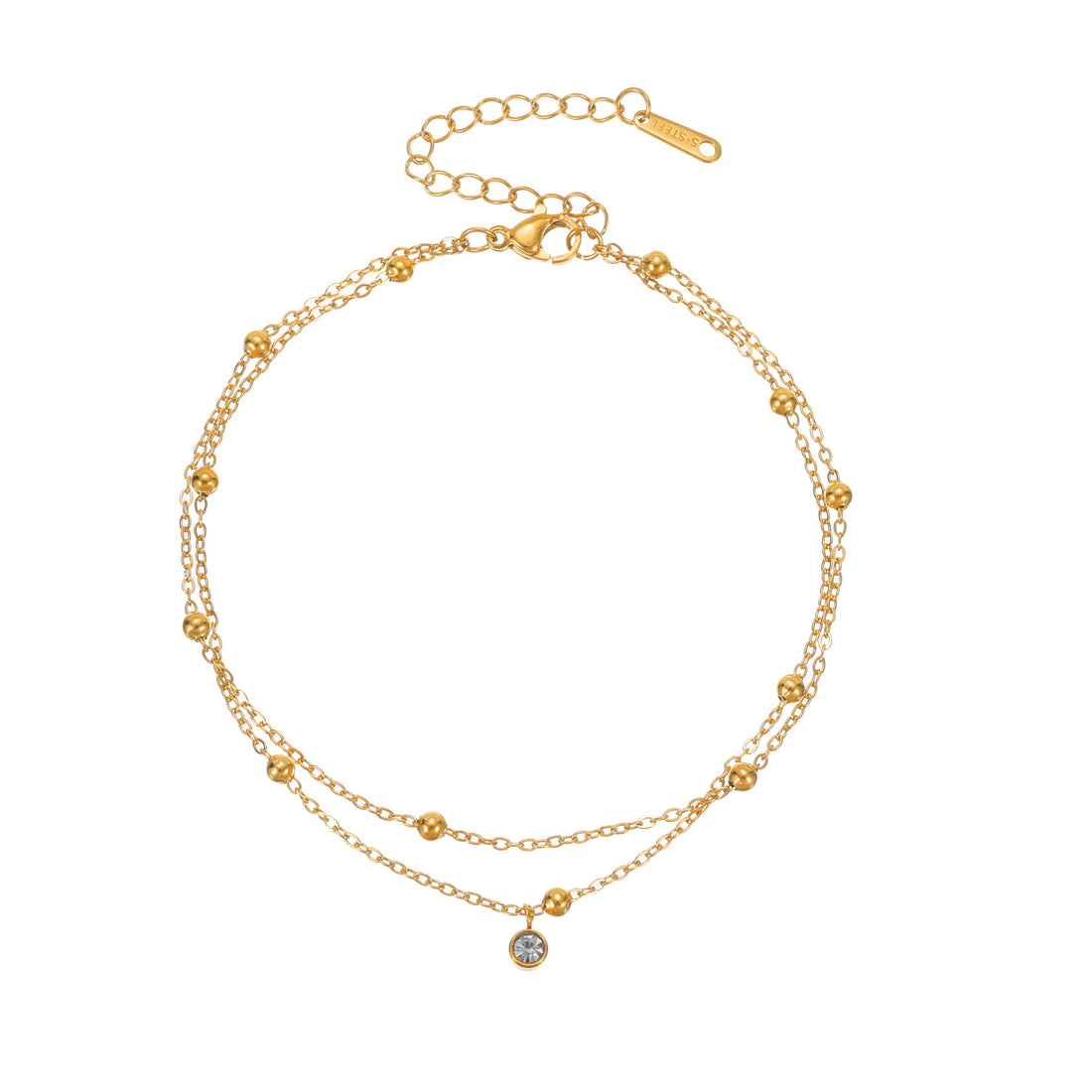 Fashion Gold Plated Rhinestone - DippedShop Wholesale - #8515