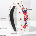 Solid Color USA Flag Patch Hair Band 8AS6HBD58T