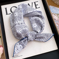 Sweet Floral Print Soft Silk Scarf 6W6NSI202