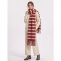 Trendy Color Block Thick Tassel Scarf 6W6NSW304