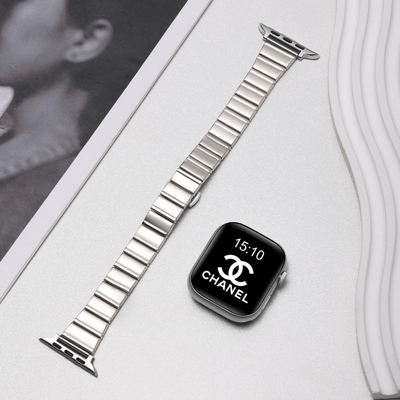 Slim Metal Link Watch Band - DippedShop Wholesale - #7459