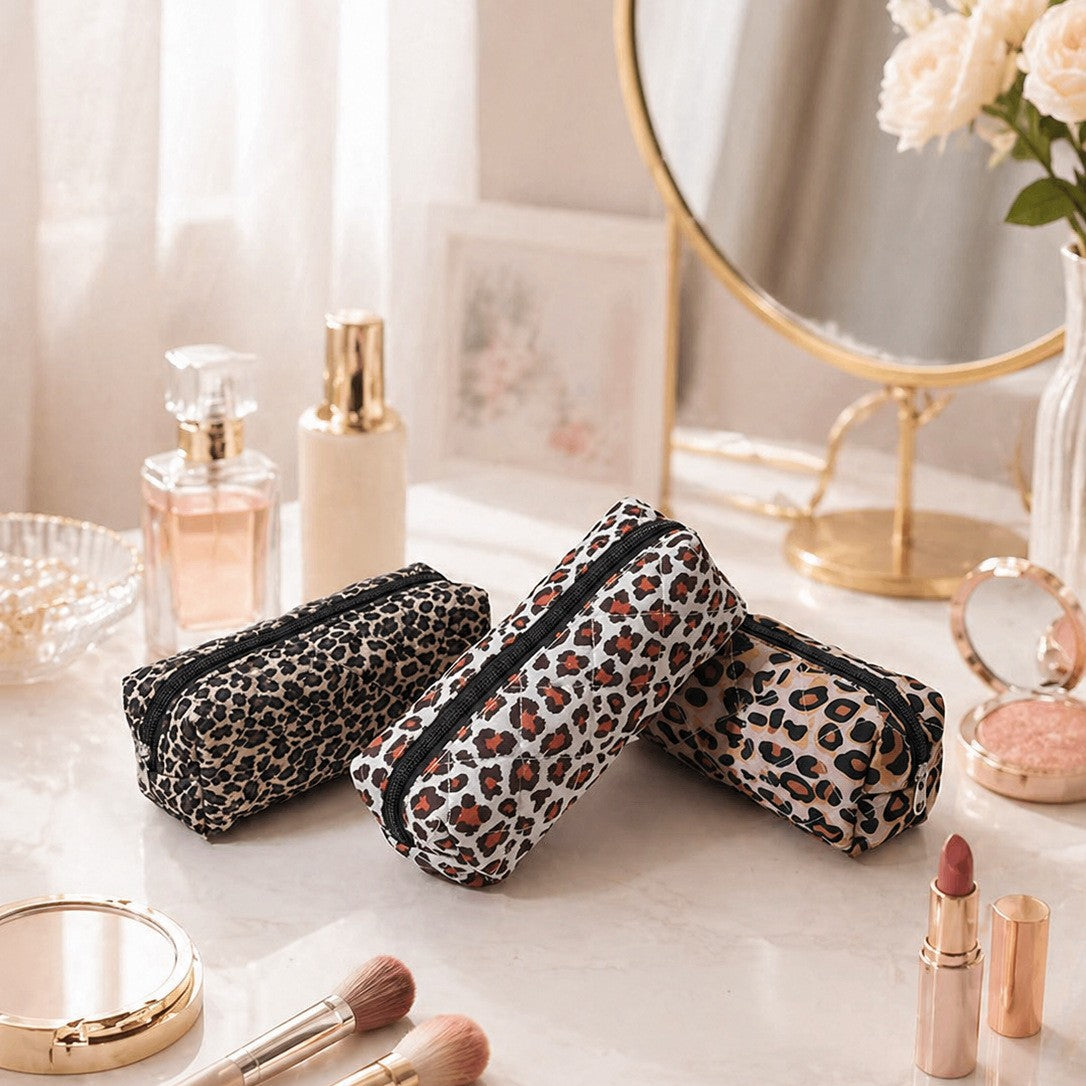 Classic Leopard Print Portable Pencil Case 6S10BOB1034