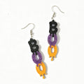 Glitter Letter Dangle Earrings - DippedShop Wholesale - #3811