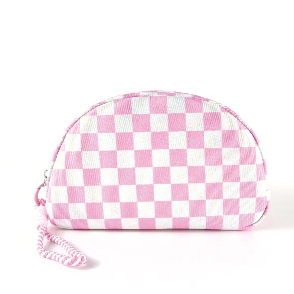 Stylish Color Block Checkered Portable Cosmetic Bag MK2BLW6C5CO12
